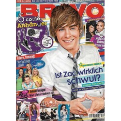 BRAVO Nr.12 / 12 März 2008 - Ist Zac Efron wirklich schwul?
