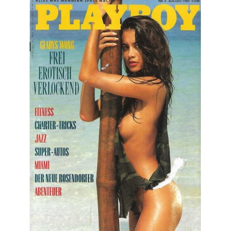 Playboy Nr.8 / August 1989 - Gladys Wong