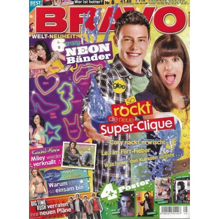 BRAVO Nr.8 / 16 Februar 2011 - So rockt die neue Super-Clique