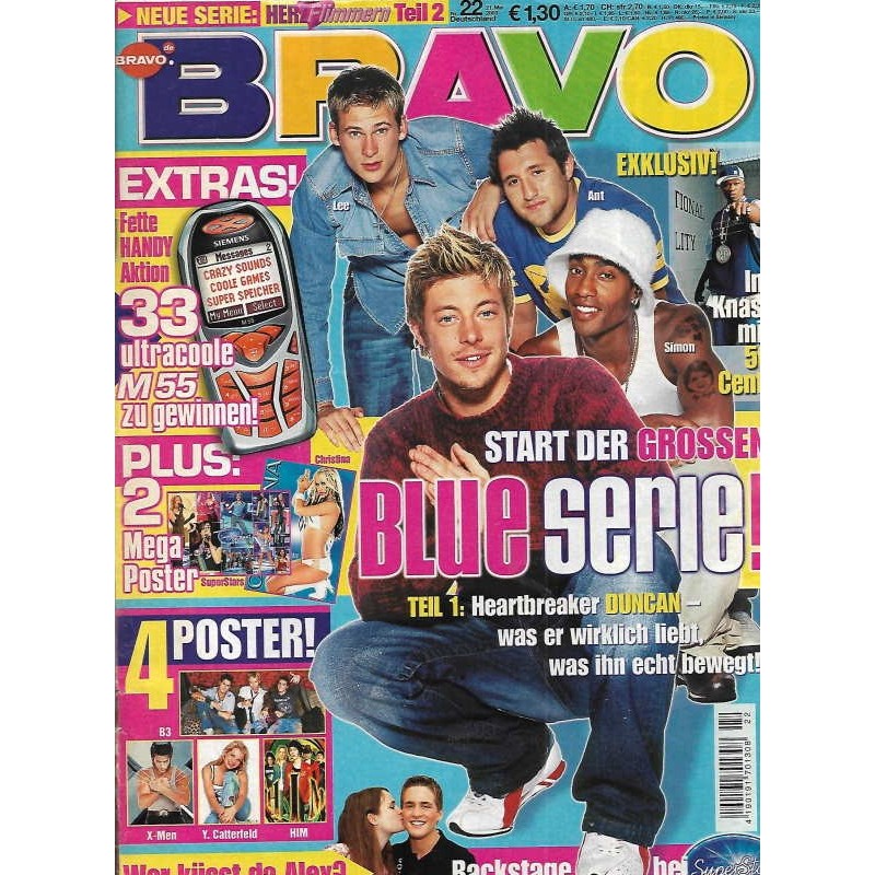 BRAVO Nr.22 / 21 Mai 2003 - Blue Serie!
