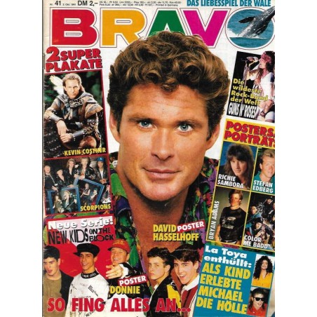 BRAVO Nr.41 / 2 Oktober 1992 - David Hasselhoff