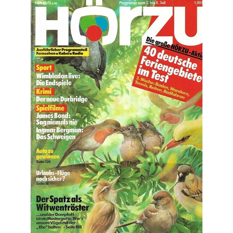 HÖRZU 26 / 2 bis 8 Juli 1988 - Der Spatz als Witwentröster