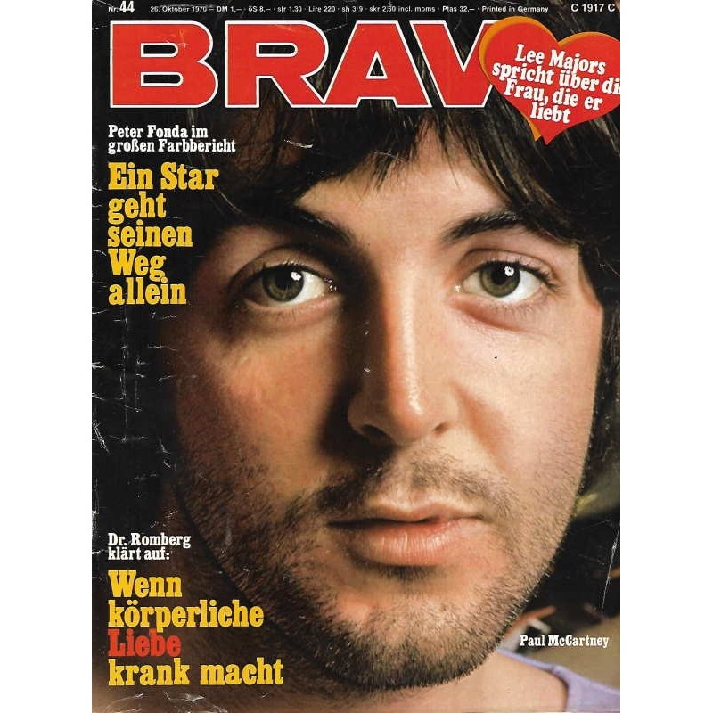 BRAVO Nr.44 / 26 Oktober 1970 - Paul McCartney
