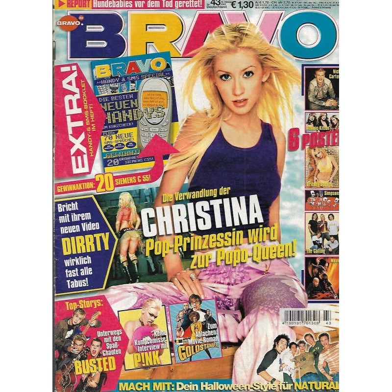 BRAVO Nr.43 / 16 Oktober 2002 - Christina die Verwandlung