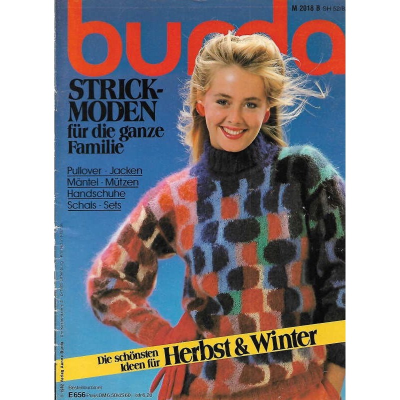 burda Strickmoden 52/1982 - Herbst & Winter
