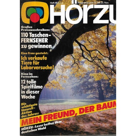 HÖRZU 46 / 17 bis 23 November 1984 - Mein Freund, der Baum