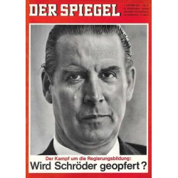 Der Spiegel Nr.41 / 6 Oktober 1965 - Wird Schröder geopfert?