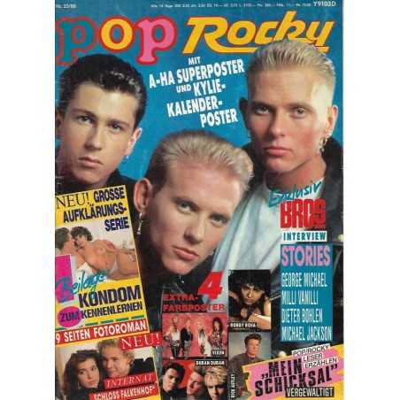 pop Rocky Nr.23 / November 1988 - Exklusiv Bros Interview