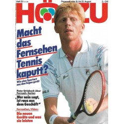 HÖRZU 33 / 19 bis 25 August 1989 - Boris Becker / Tennis