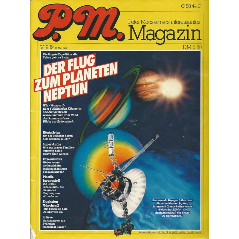 P.M. Ausgabe Juni 6/1989 - Der Flug zum Planeten Neptun