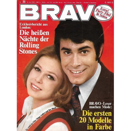 BRAVO Nr.25 / 16 Juni 1969 - Helga Anders und Roy Black
