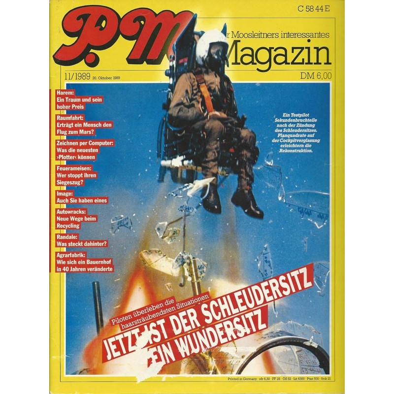 P.M. Ausgabe November 11/1989 - Schleudersitz
