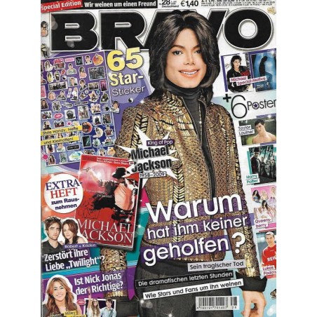 BRAVO Nr.28 / 1 Juli 2009 - Michael Jackson 1958-2009