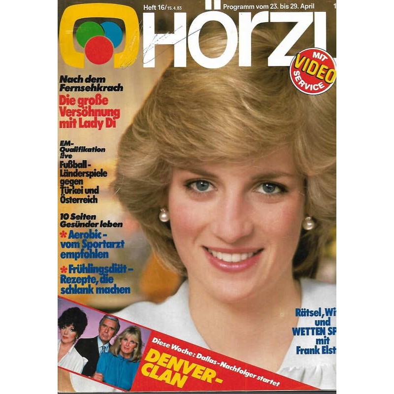HÖRZU 16 / 23 bis 29 April 1983 - Versöhnung mit Lady Di