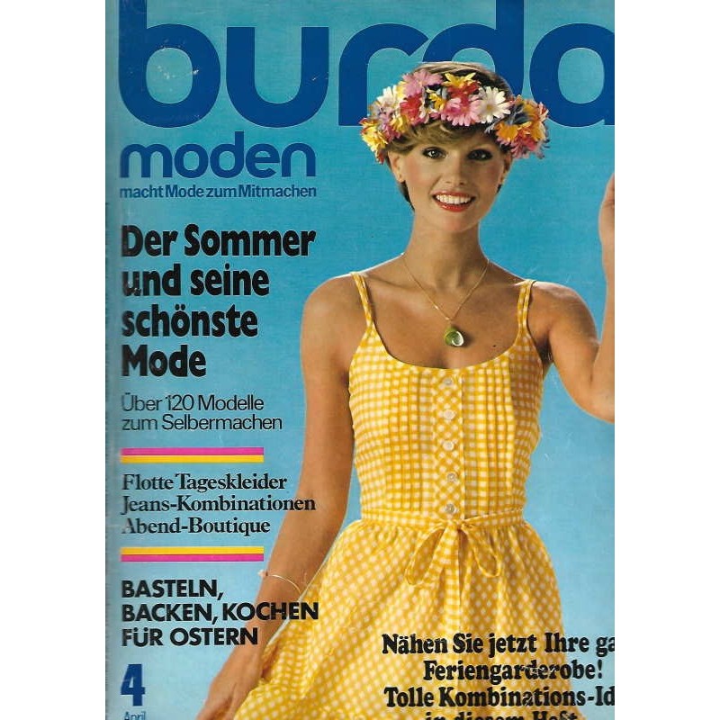 burda Moden 4/April 1976 - Der Sommer und die Mode