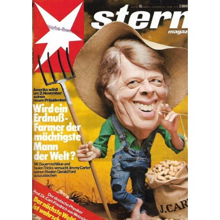 stern Heft Nr.45 / 28 Oktober 1976 - Amerika wählt...