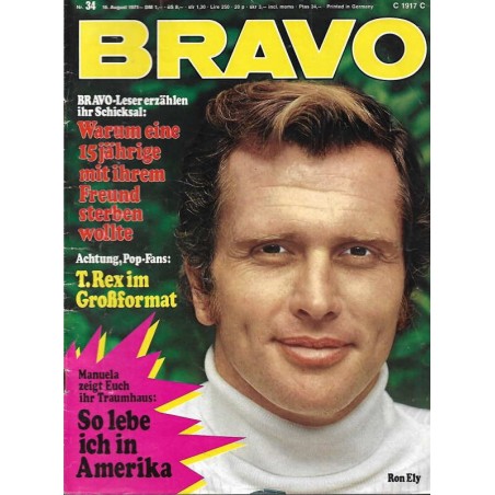 BRAVO Nr.34 / 16 August 1971 - Ron Ely