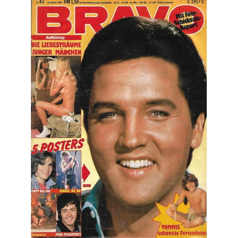 BRAVO Nr.43 / 16 Oktober 1980 - Elvis Presley