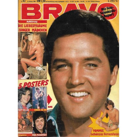 BRAVO Nr.43 / 16 Oktober 1980 - Elvis Presley