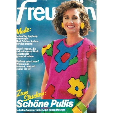freundin Heft 13 / 5 Juni 1985 - Schöne Pullis
