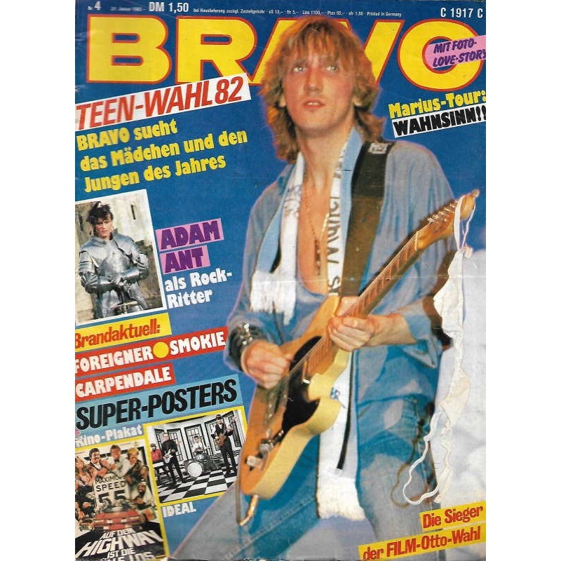 BRAVO Nr.4 / 21 Januar 1982 - Marius Tour