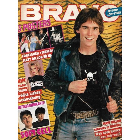 BRAVO Nr.7 / 11 Februar 1982 - Matt Dillon