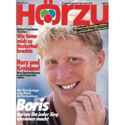 HÖRZU 22 / 30 Mai bis 5 Juni 1987 - Boris Becker