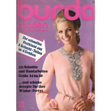 burda Moden 12/Dezember 1970 - Festkleid