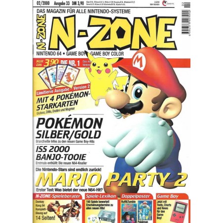 N-Zone 02/2000 - Ausgabe 33 - Mario Party 2