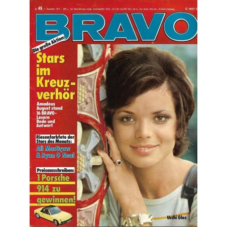 BRAVO Nr.45 / 1 November 1971 - Uschi Glas