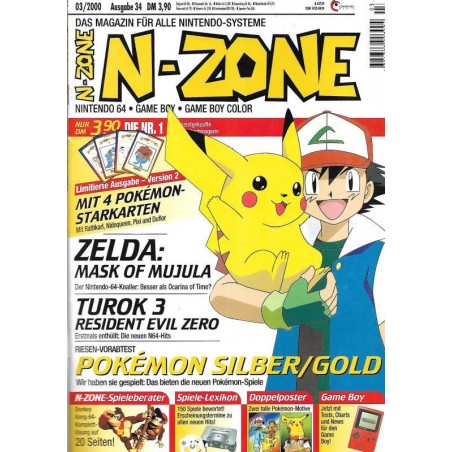 N-Zone 03/2000 - Ausgabe 34 - Pokemon Silber / Gold