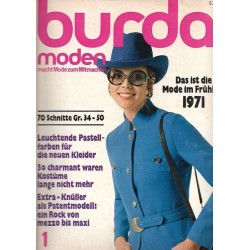 burda Moden 1/Januar 1971 - Mode im Frühling