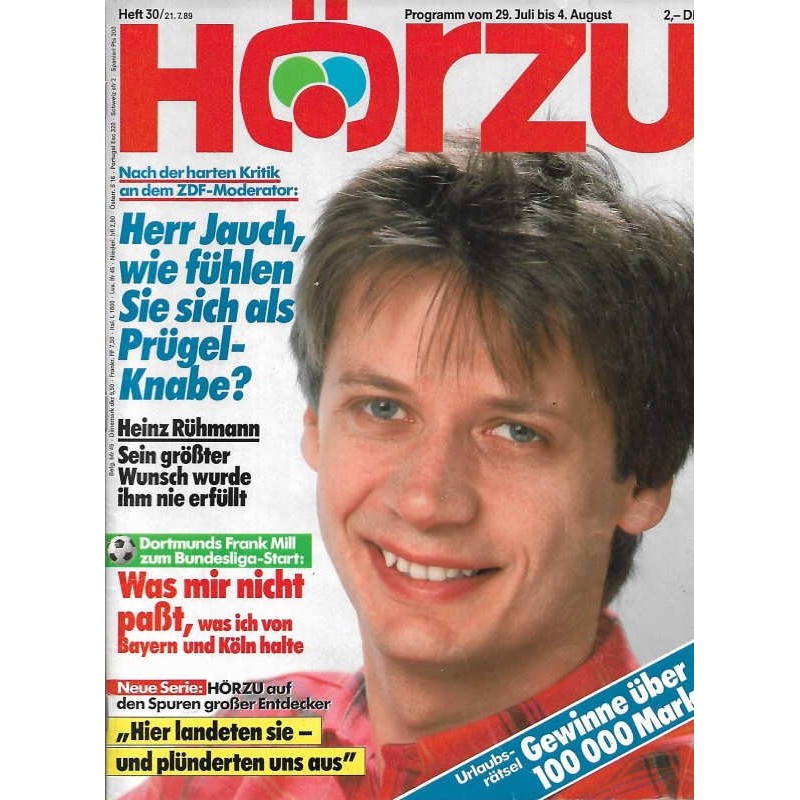 HÖRZU 30 / 29 Juli bis 4 Aug. 1989 - Günther Jauch