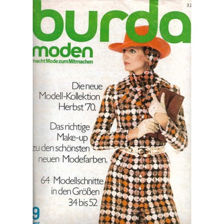 burda Moden 9/September 1970 - Kollektion Herbst 1970