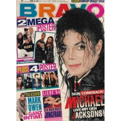 BRAVO Nr.10 / 3 März 1994 - Michael Jackson Comeback