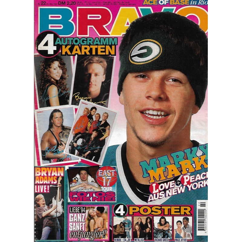 BRAVO Nr.22 / 26 Mai 1994 - Marky Mark