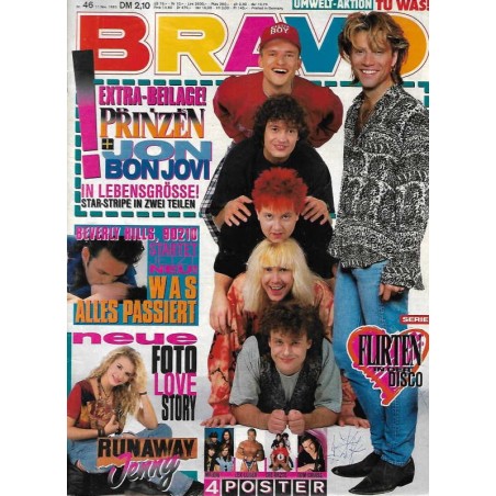 BRAVO Nr.46 / 11 November 1993 - Prinzen + Jon Bon Jovi