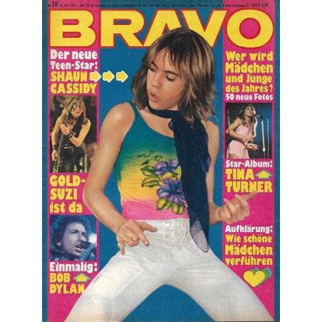 BRAVO Nr.10 / 28 Februar 1974 - Shaun Cassidy