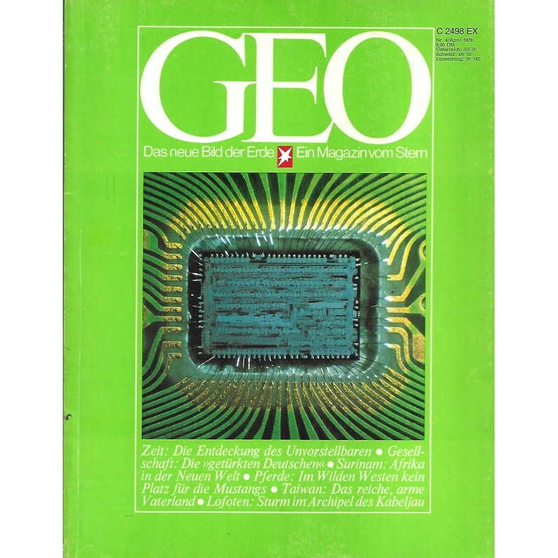 Geo Nr. 4 / April 1979 - Zeit