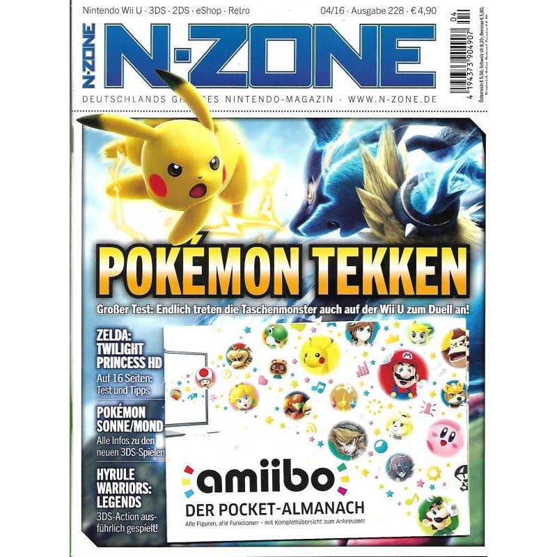 N-Zone 04/2016 - Ausgabe 228 - Pokemon Tekken