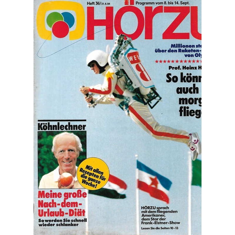HÖRZU 36 / 8 bis 14 September 1984 - Raketen Mann