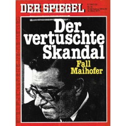 Der Spiegel Nr.12 / 14 März 1977 - Fall Maihofer