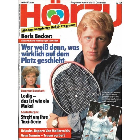 HÖRZU 49 / 9 bis 15 Dezember 1989 - Boris Becker