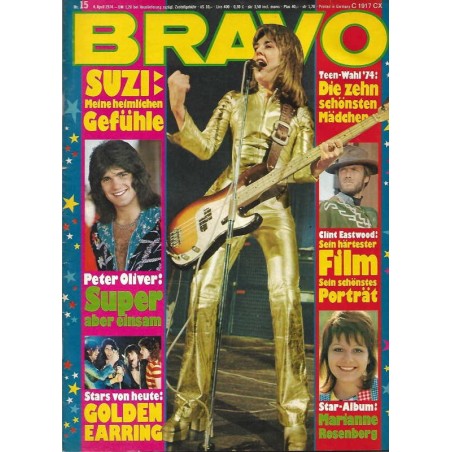 BRAVO Nr.15 / 4 April 1974 - Suzi Quatro