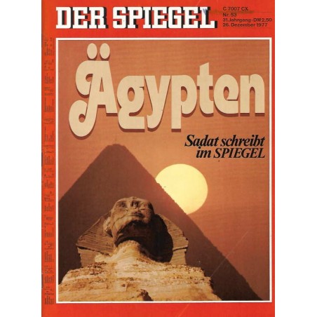Der Spiegel Nr.53 / 26 Dezember 1977 - Ägypten