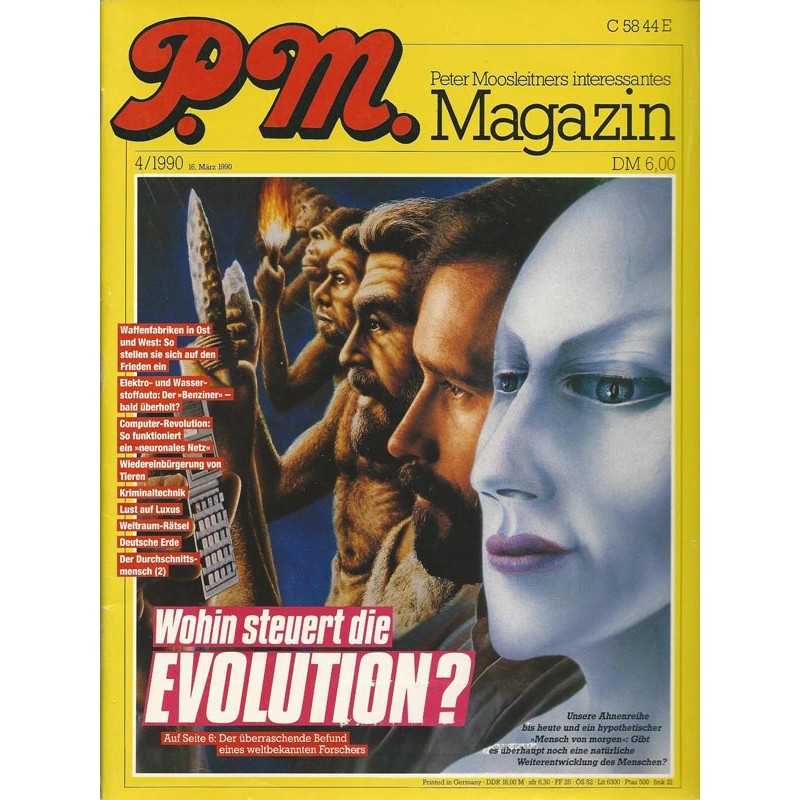 P.M. Ausgabe April 4/1990 - Wohin steuert die Evolution?