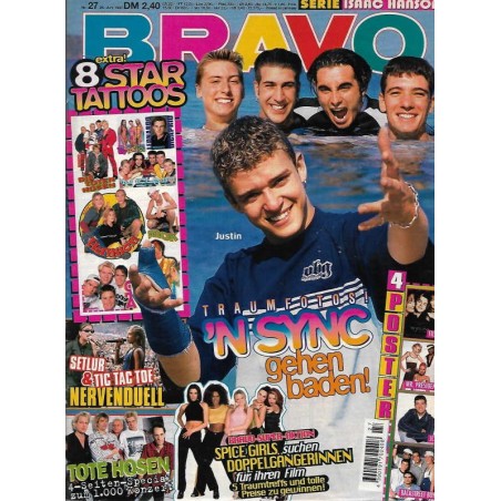 BRAVO Nr.27 / 26 Juni 1997 - N Sync gehen baden!