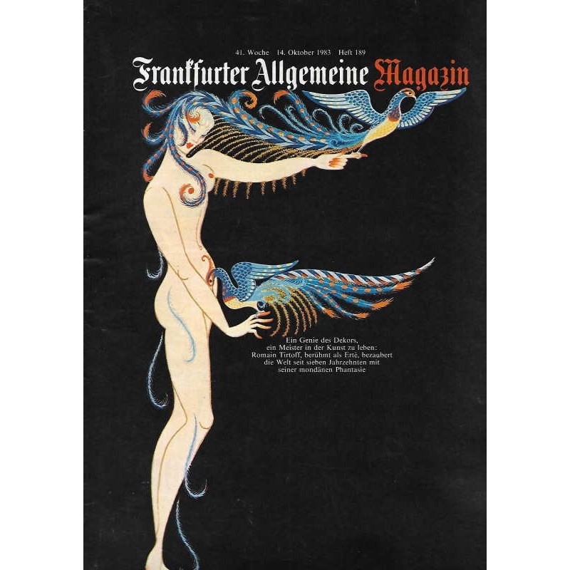 Frankfurter Allgemeine Magazin Heft 189 / Okt. 1983 - Erté