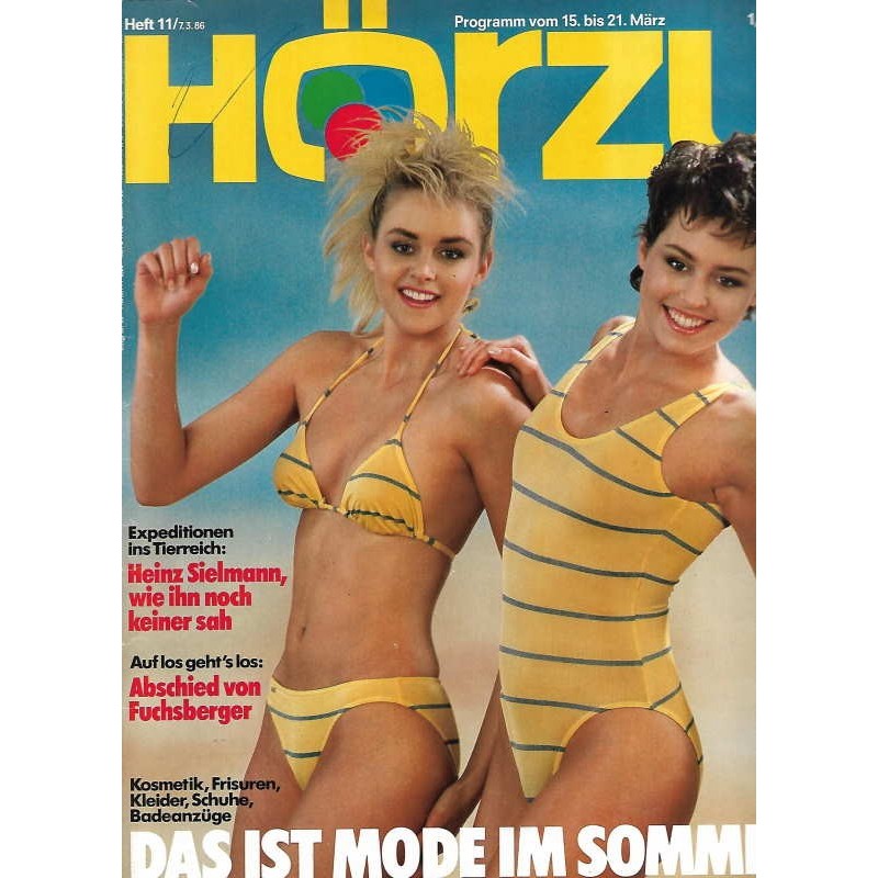HÖRZU 11 / 15 bis 21 März 1986 - Mode im Sommer