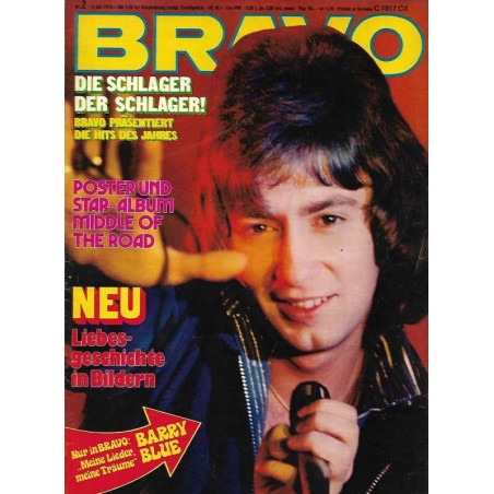 BRAVO Nr.2 / 3 Januar 1974 - Barry Blue